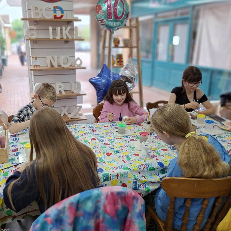 Childrens pottery painting parties - Paint A Pot Place